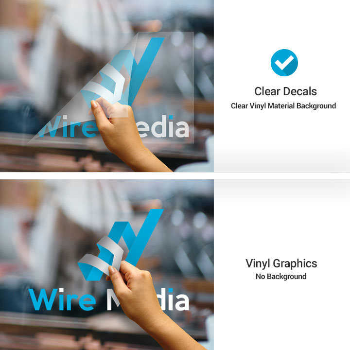 Clear Window Decals Transparent Easy To Apply